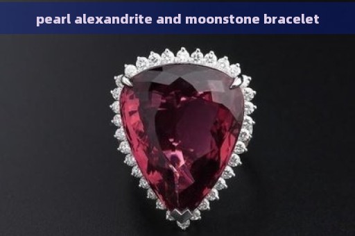 pearl alexandrite and moonstone bracelet
