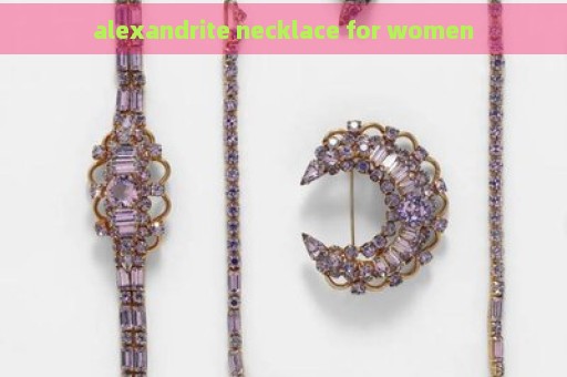 alexandrite necklace for women